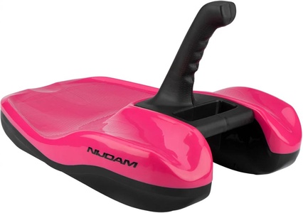 Rogutės su vairalazde NIJDAM Snowhoover N51DA03 Pink/Black pagrindinė
